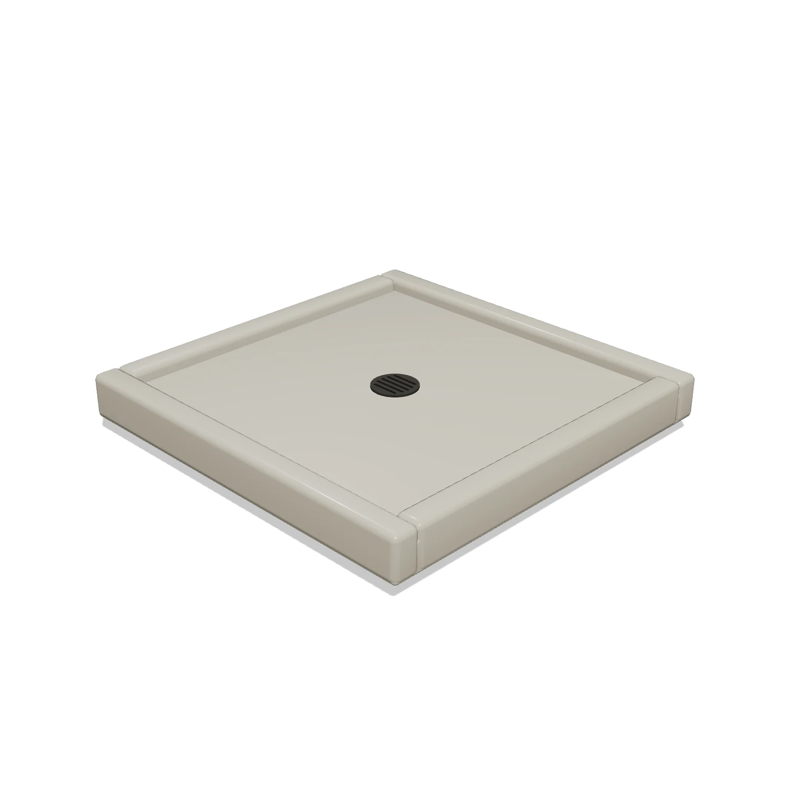 Shower Base 36×36 — 3D model preview — RoomSketch3D home design app