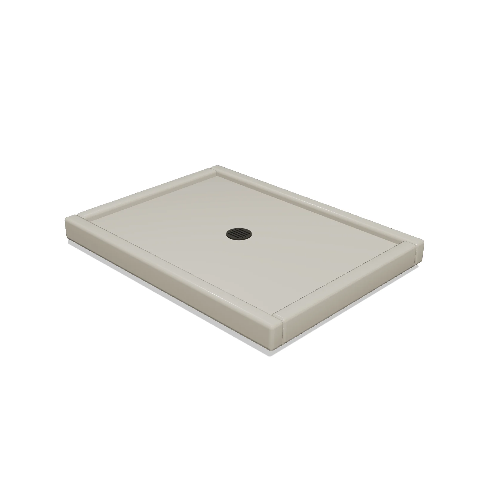 Shower Base 48×36 — 3D model preview — RoomSketch3D 3D floorplan software