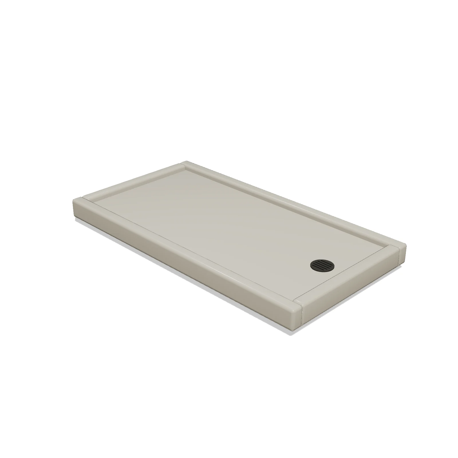 Shower Base 60×32 — 3D model preview — RoomSketch3D floor planner