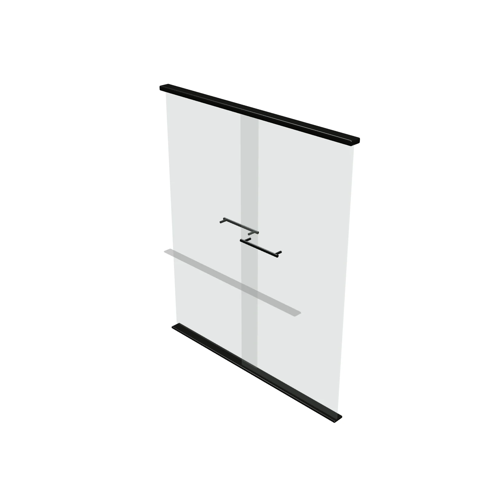 Sliding Glass Shower Doors — 3D preview — RoomSketch3D floor planner