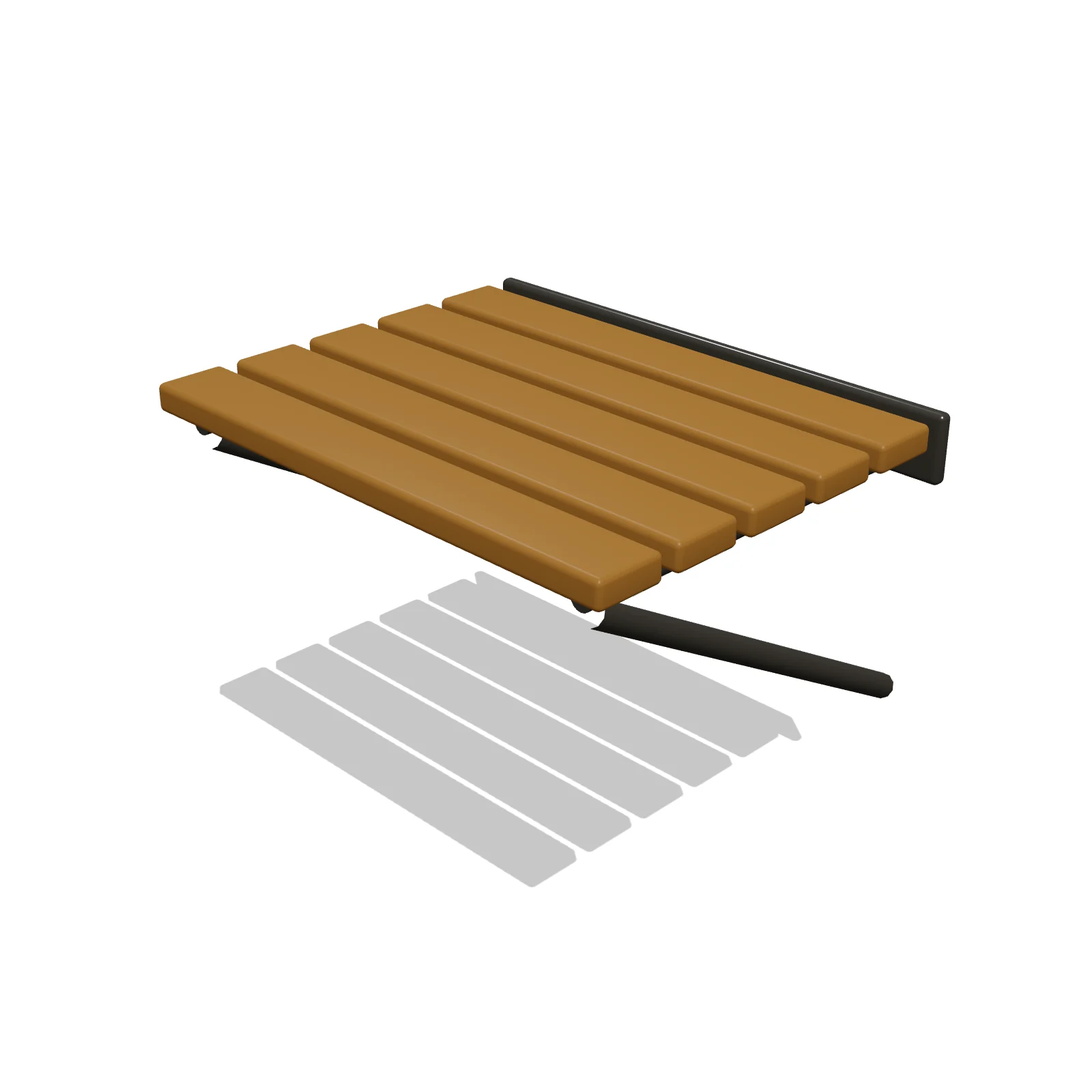 Fold-Down Shower Seat — RoomSketch3D floor planner
