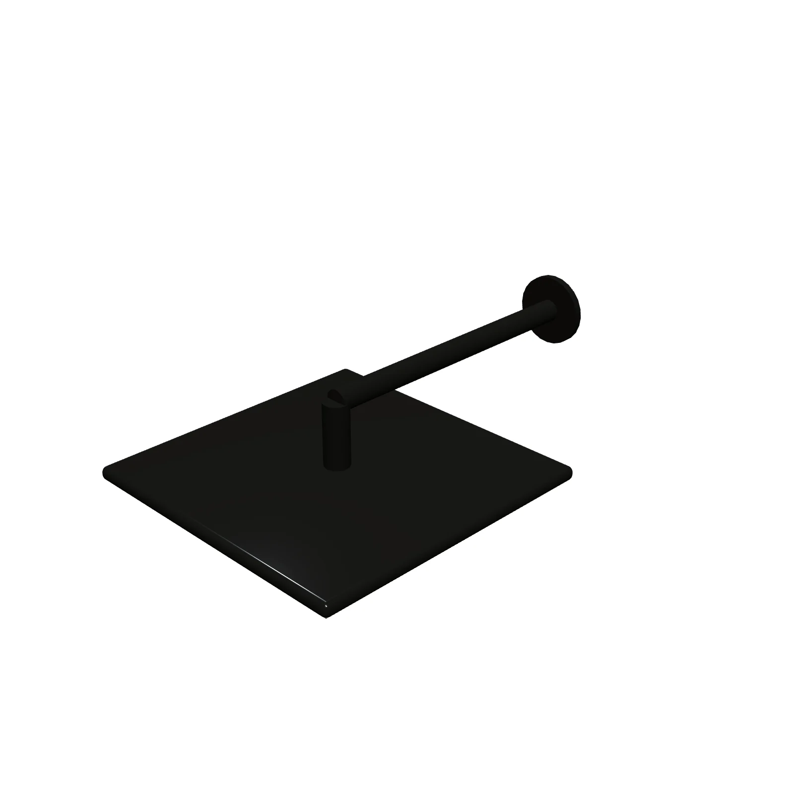 Rain Shower Head (Wall Arm) — 3D preview — RoomSketch3D 3D floorplan software