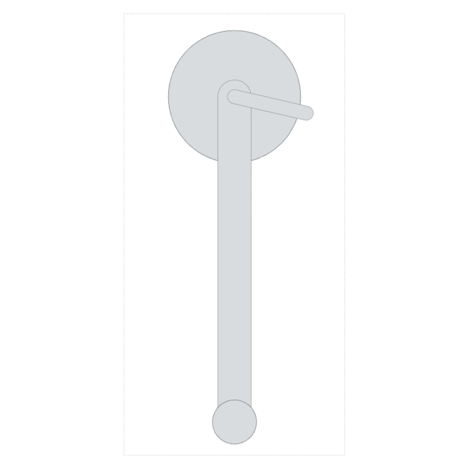 Freestanding Tub Filler — 2D floor-plan symbol — RoomSketch3D 3D floorplan software