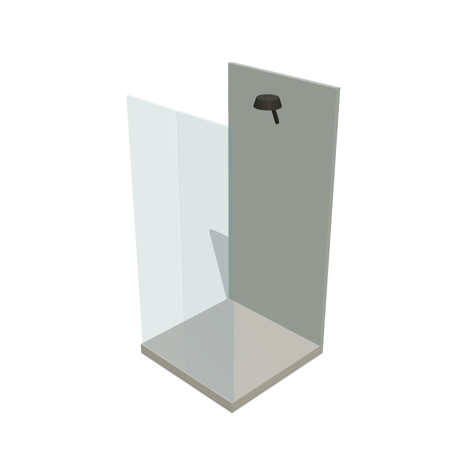 Neo-Angle Shower — 3D model preview