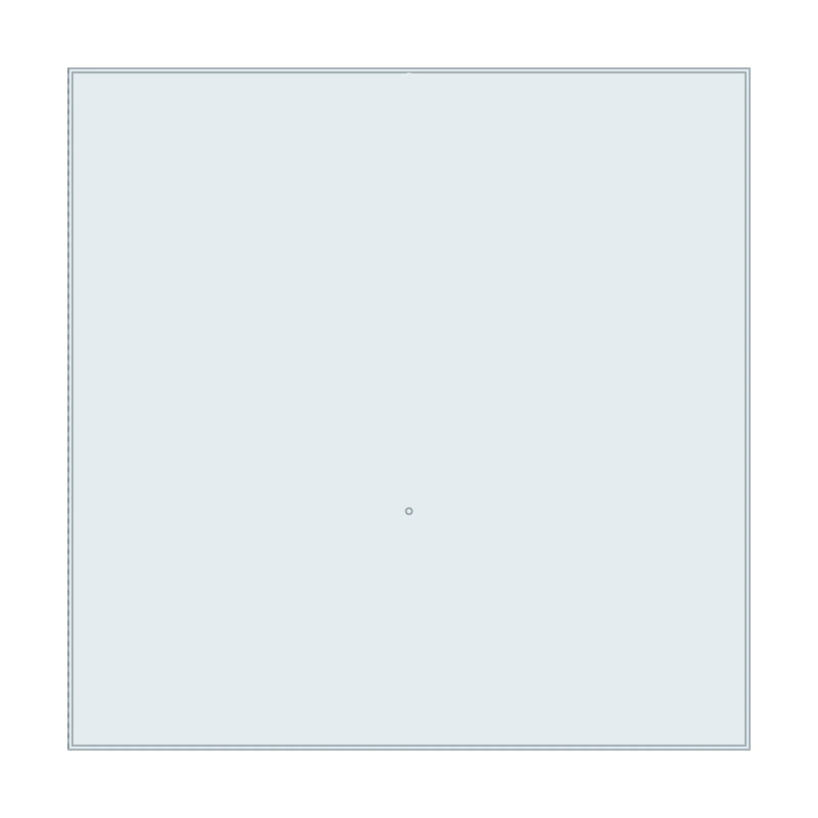 Shower Stall 36" — 2D floor-plan symbol