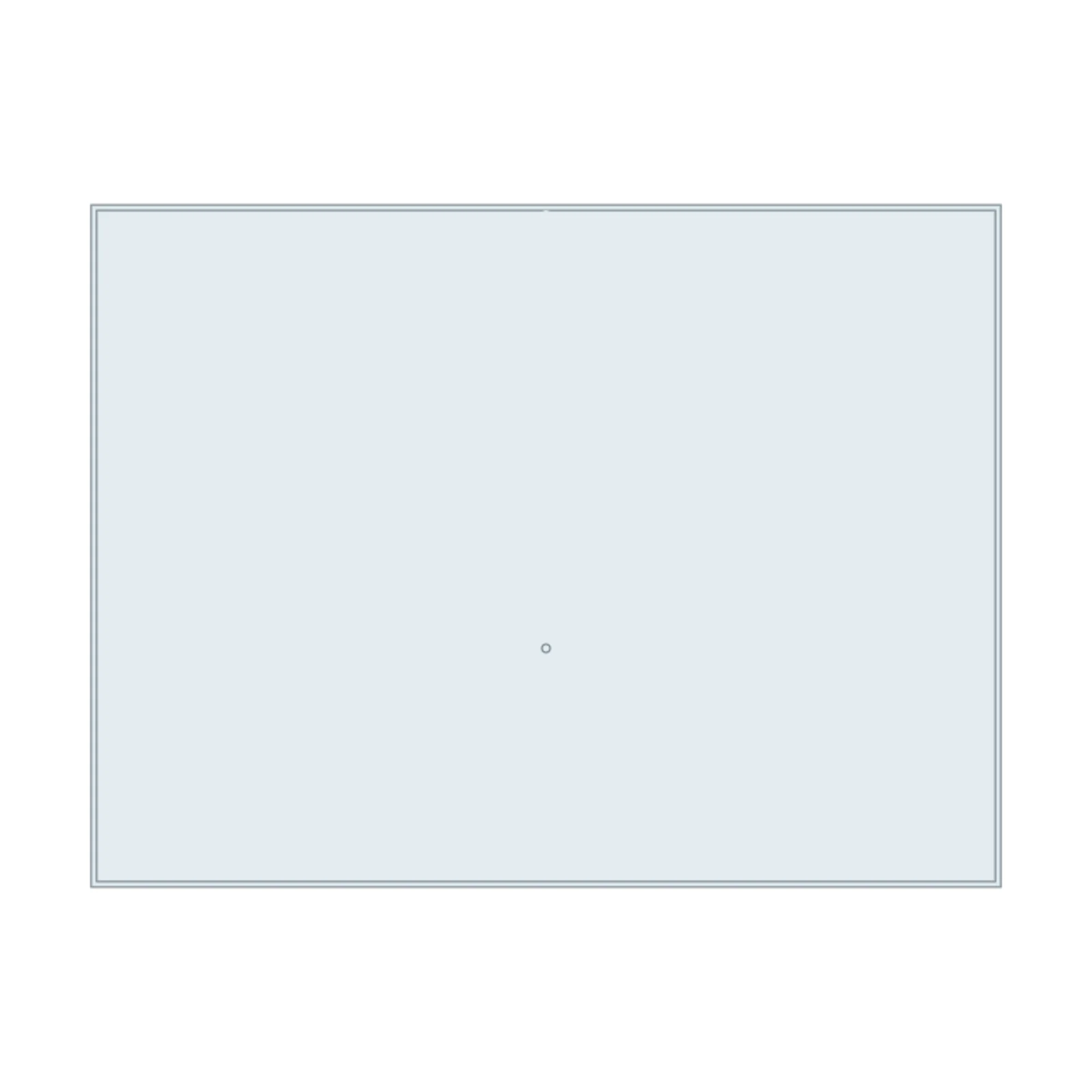 Walk-in Shower 48" — 2D floor-plan symbol