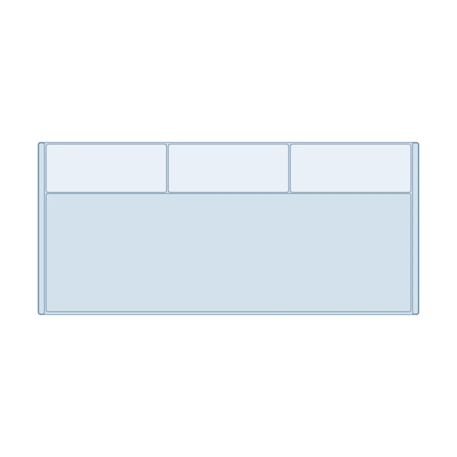3-Seater Sofa — 2D floor-plan symbol