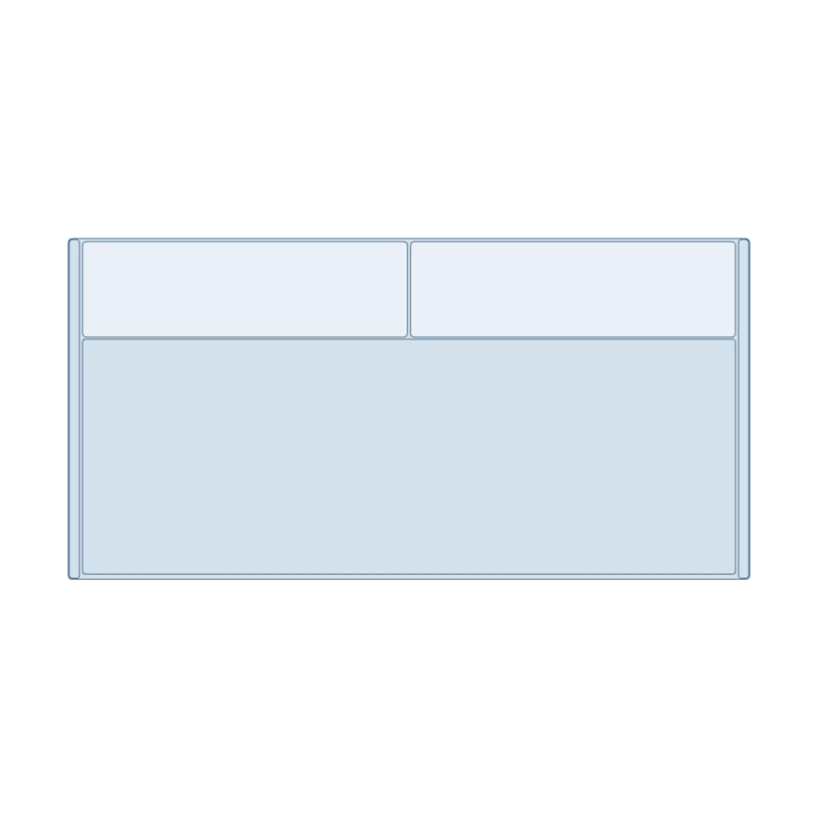 Loveseat — 2D floor-plan symbol
