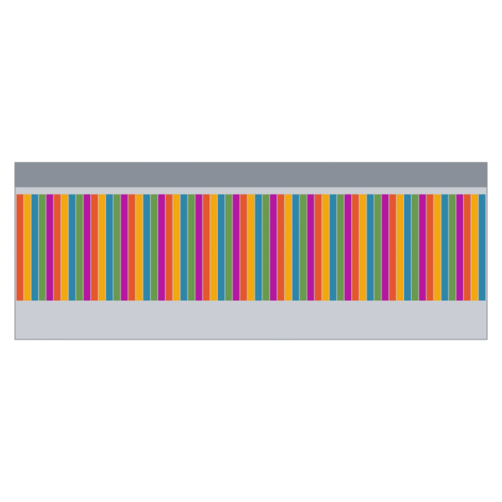 Grocery Wall Shelving — 2D floor-plan symbol — RoomSketch3D 3D floorplan software