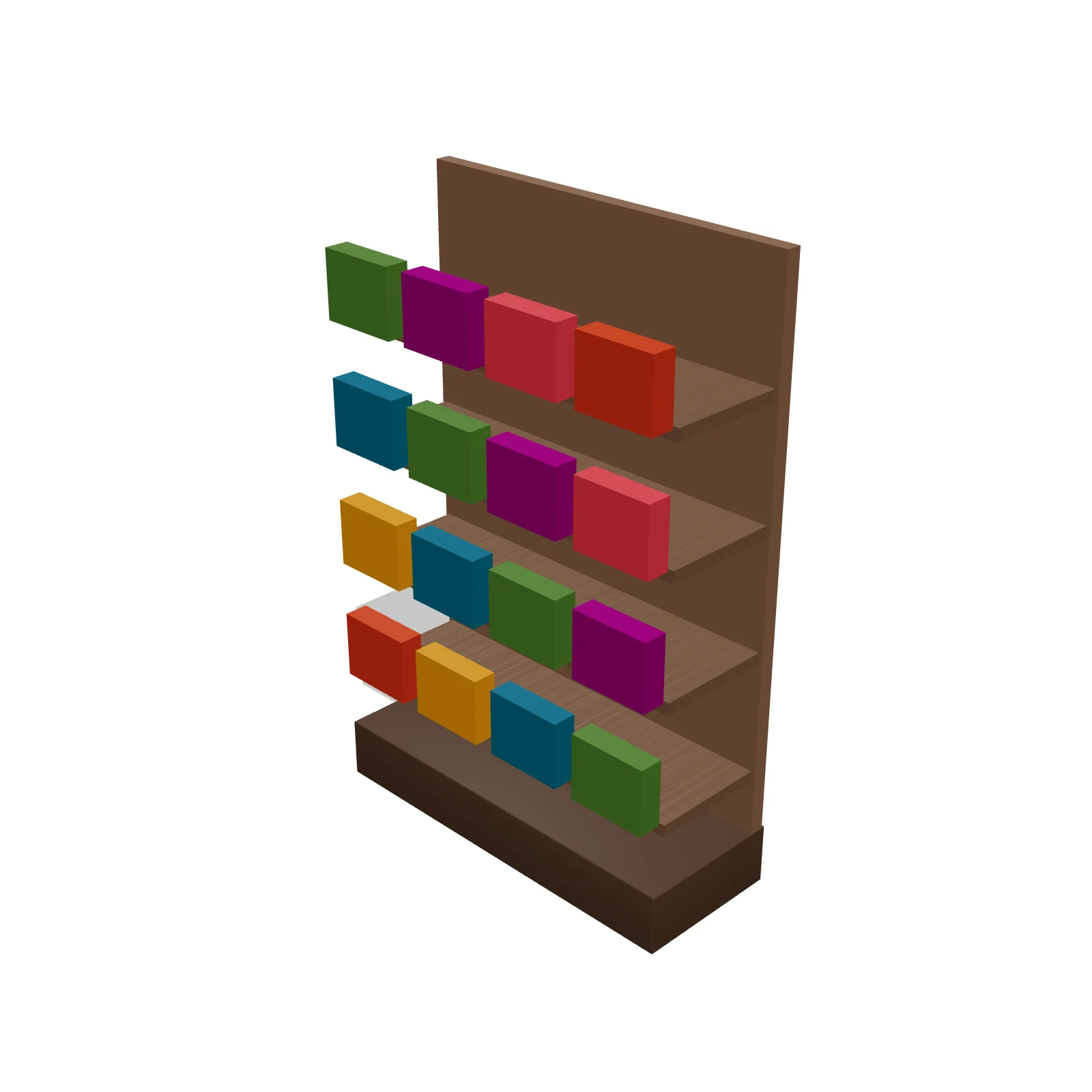 Grocery Wall Shelving — RoomSketch3D home design app