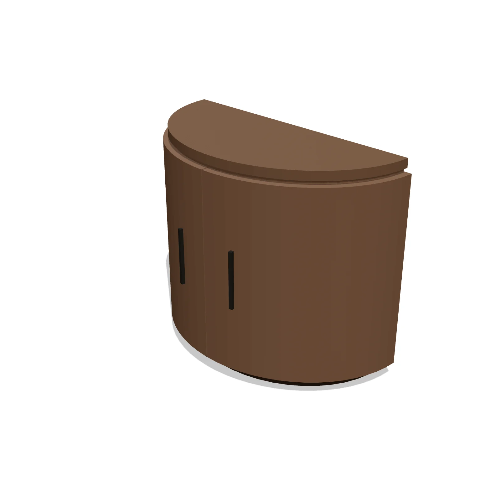 Half-Moon Cabinet — 3D model preview — RoomSketch3D 3D floorplan software