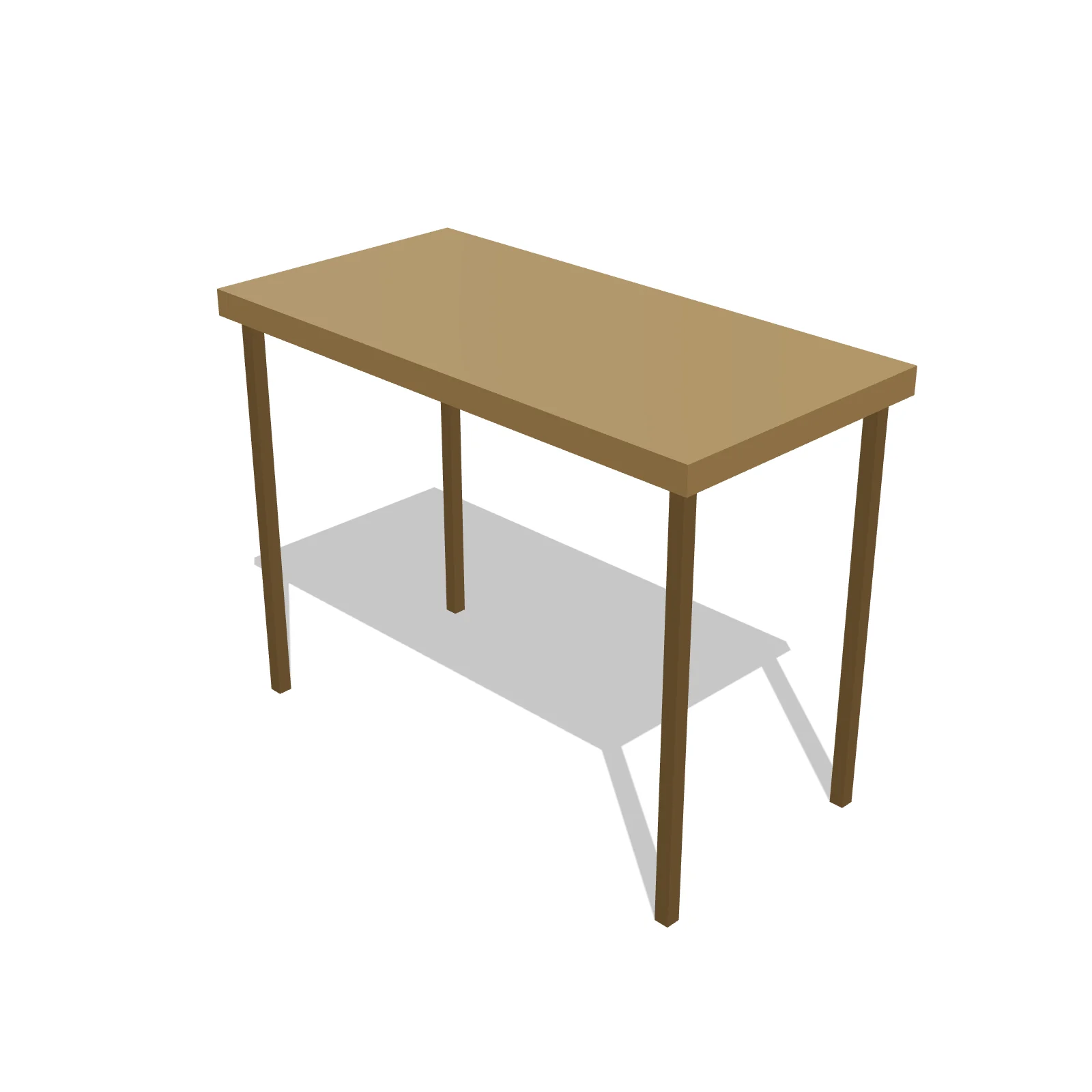 Small Desk — 3D model preview