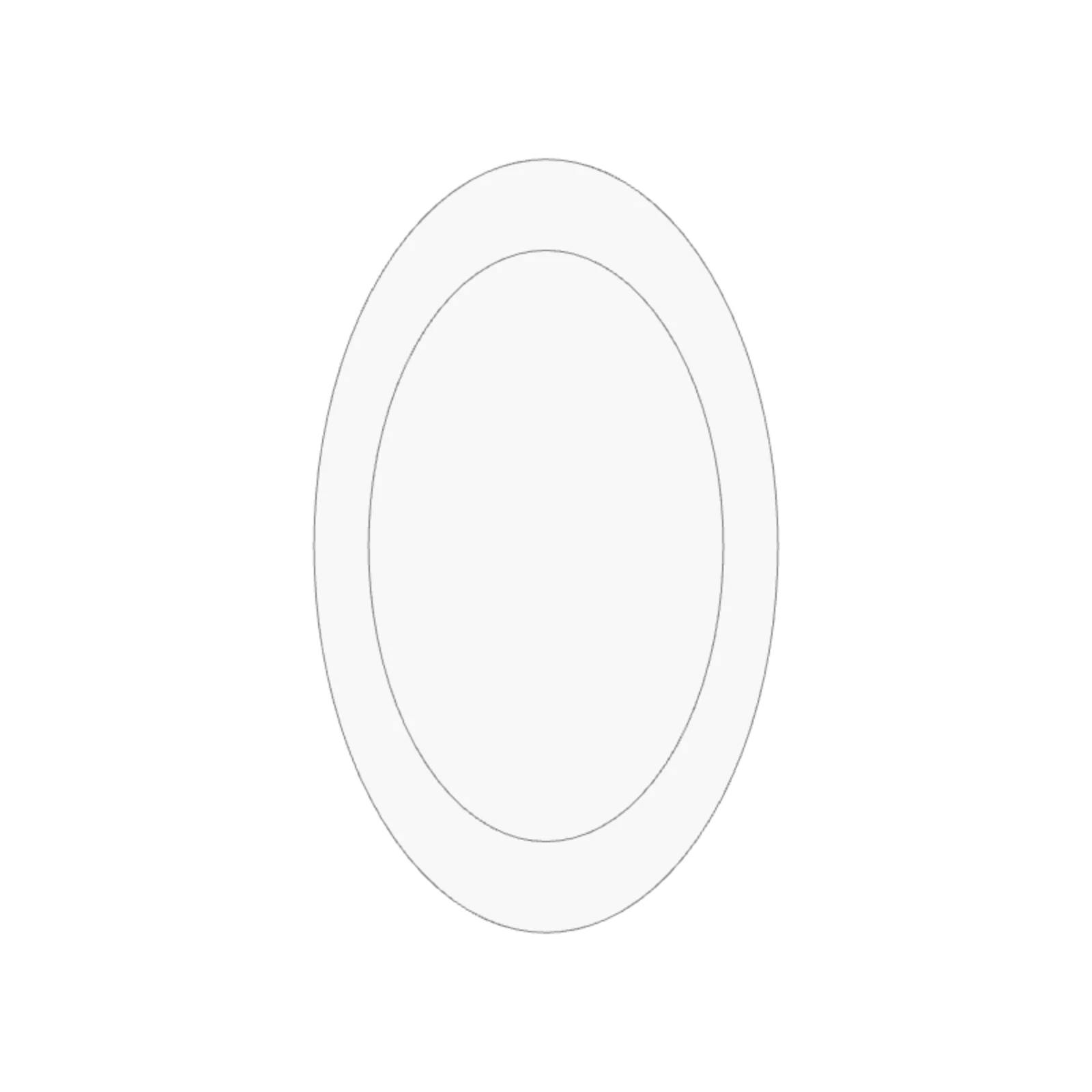 Bidet — 2D floor-plan symbol