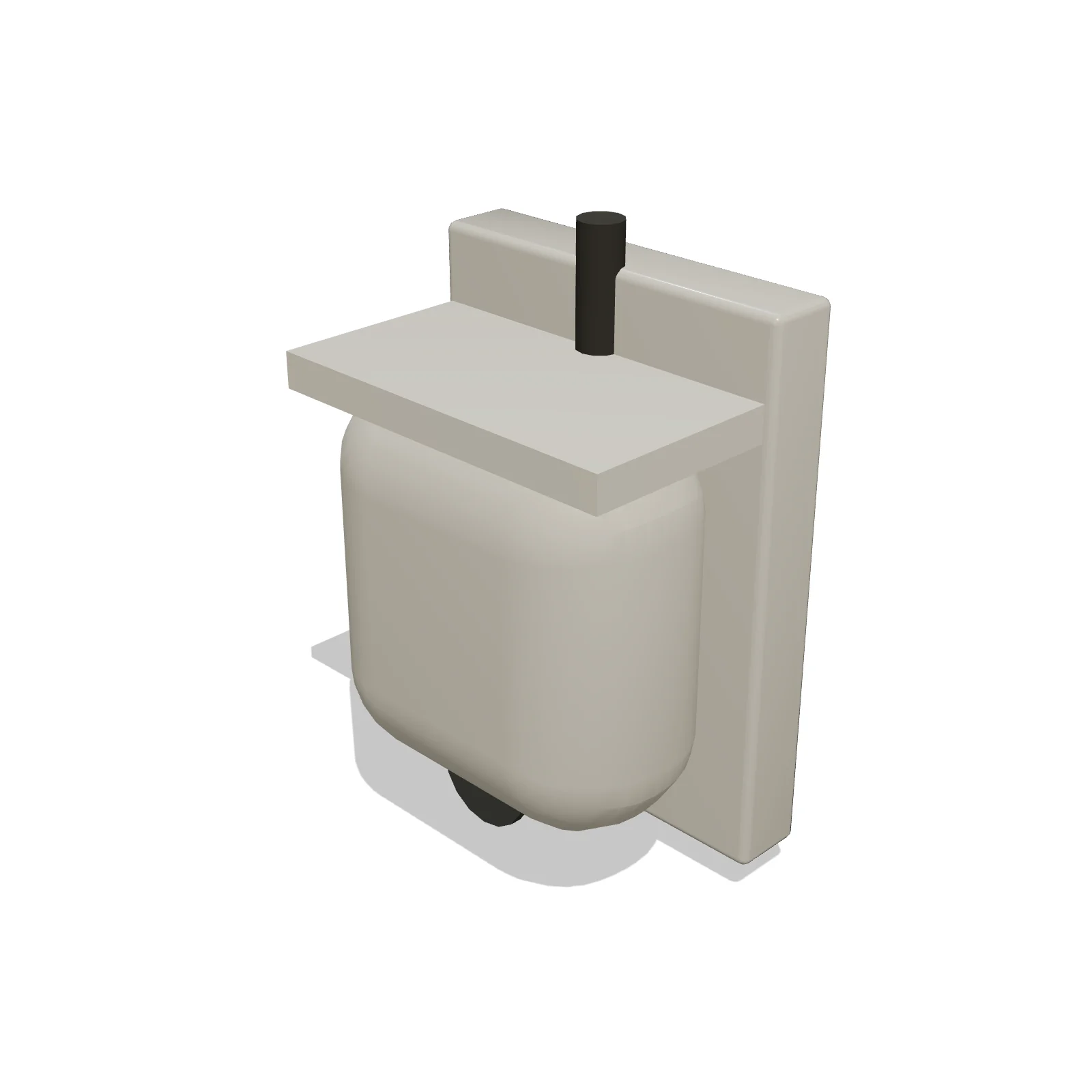 Urinal — 3D model preview — RoomSketch3D floor planner