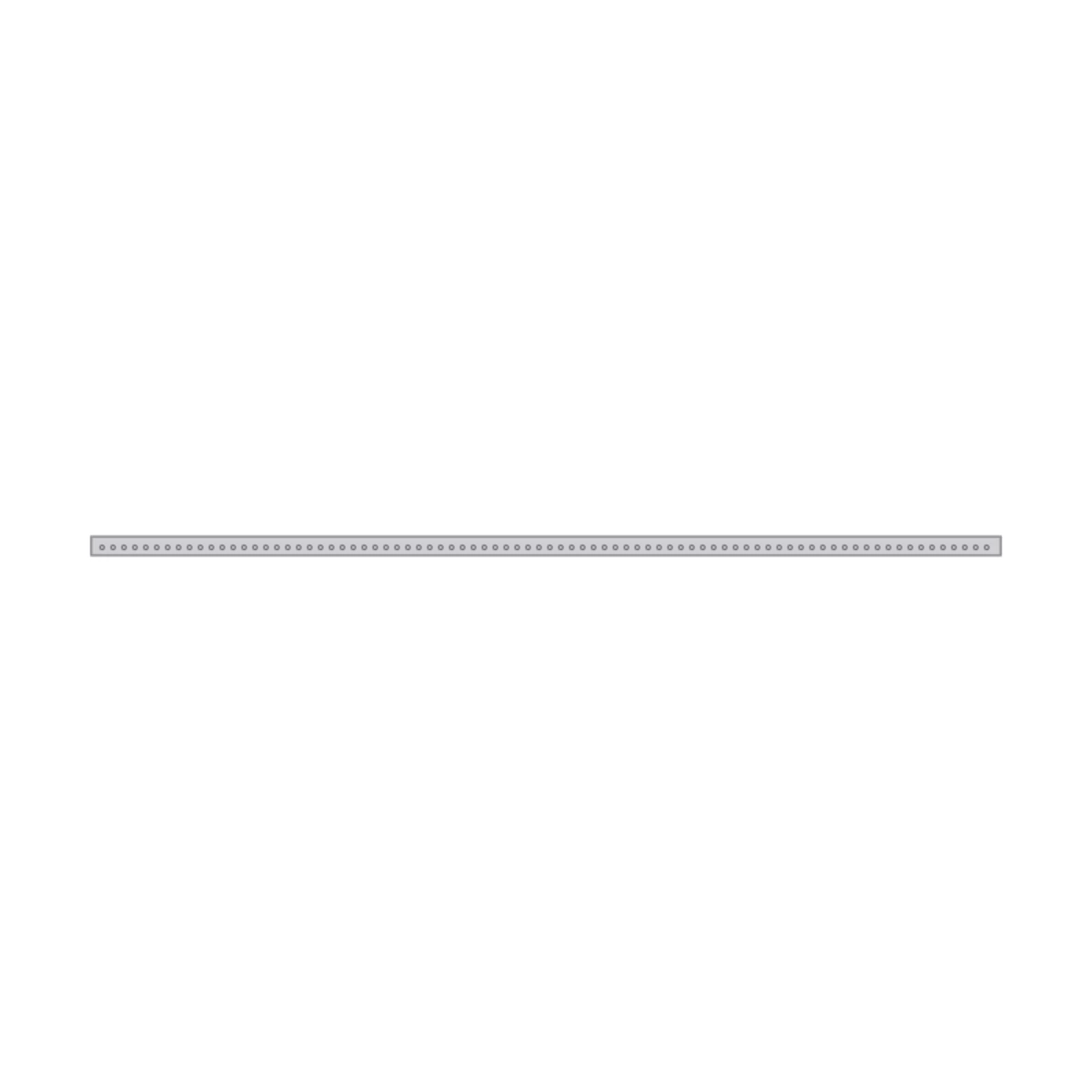 Slat Wall Panel — 2D floor-plan symbol