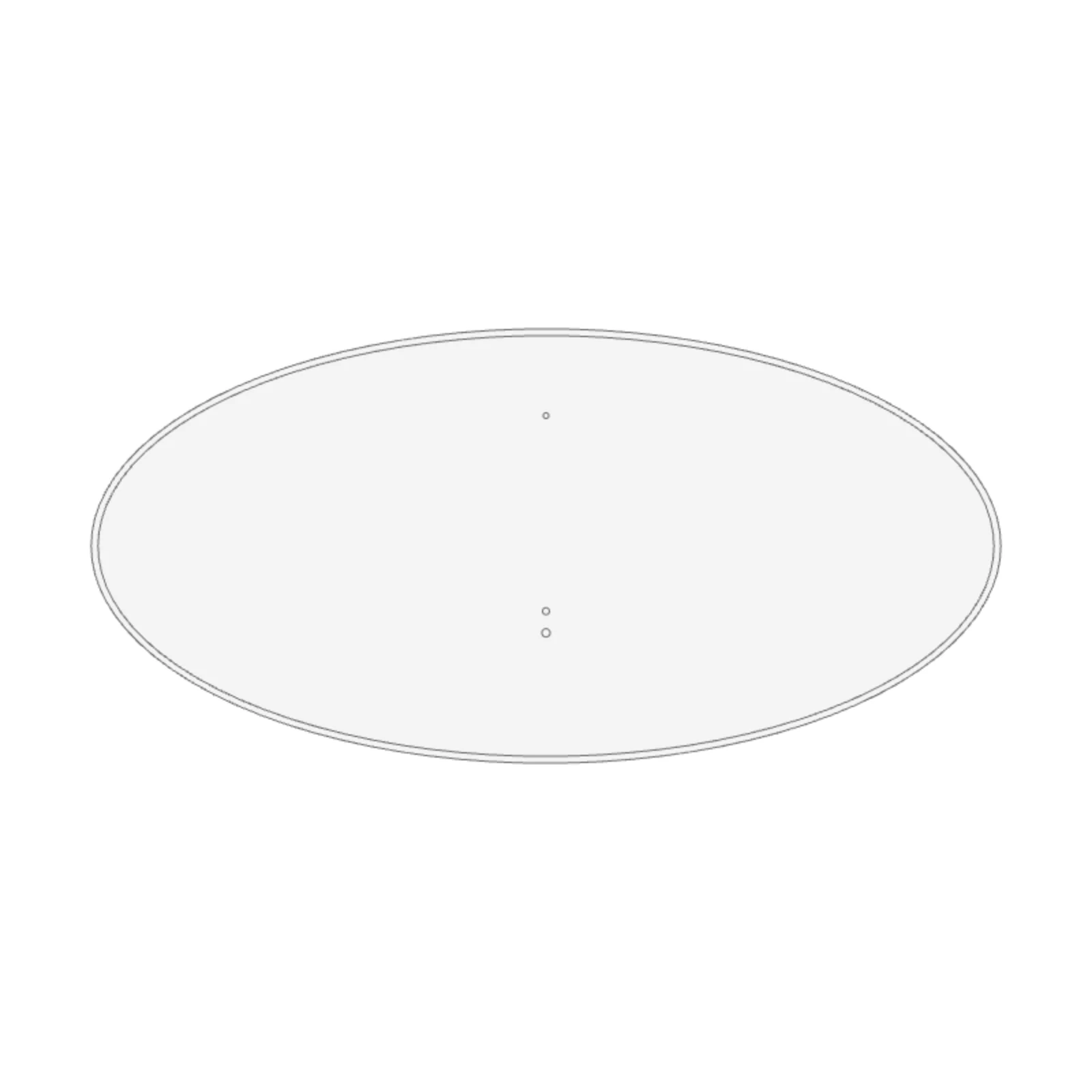 Freestanding Tub 67" — 2D floor-plan symbol