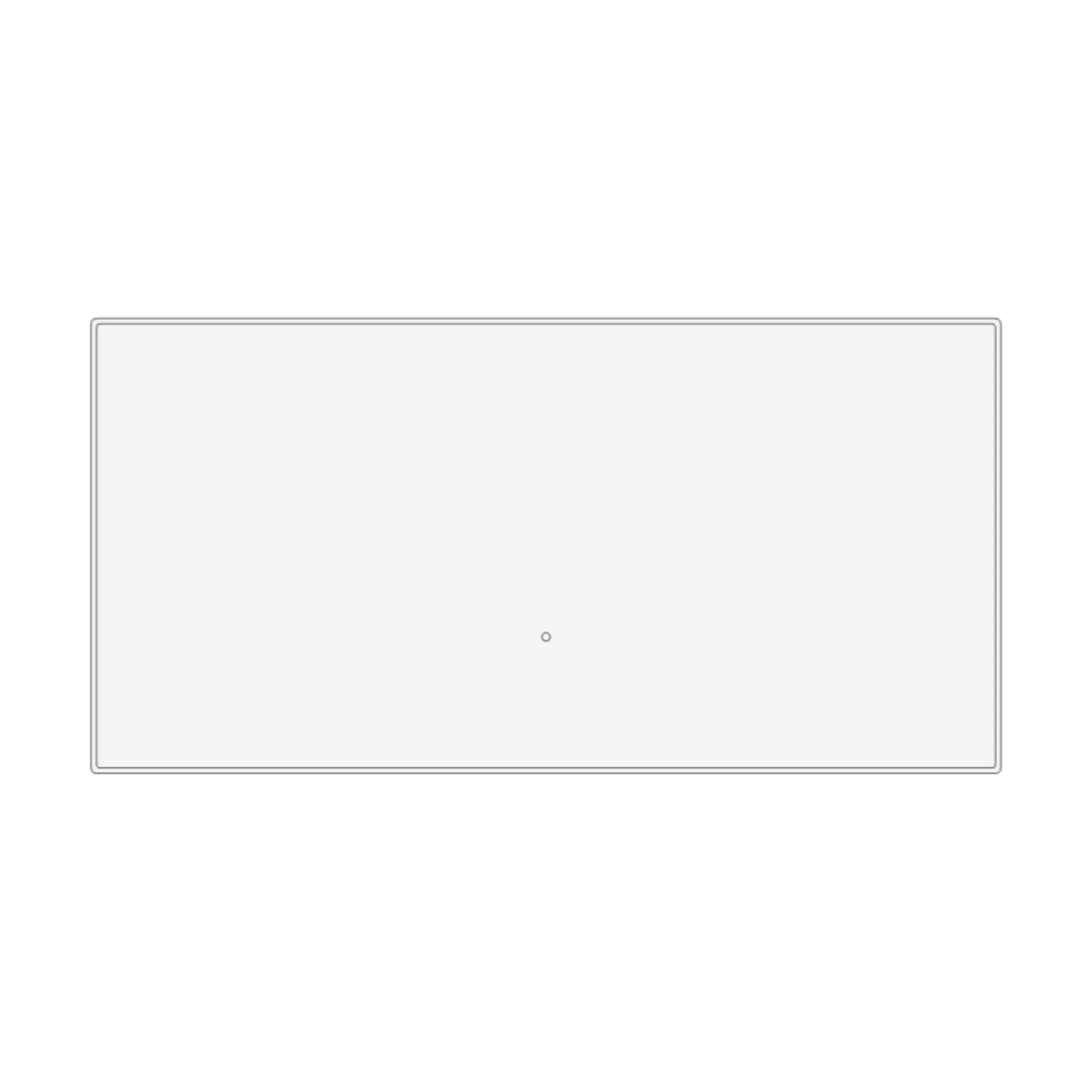 Alcove Tub 60" — 2D floor-plan symbol