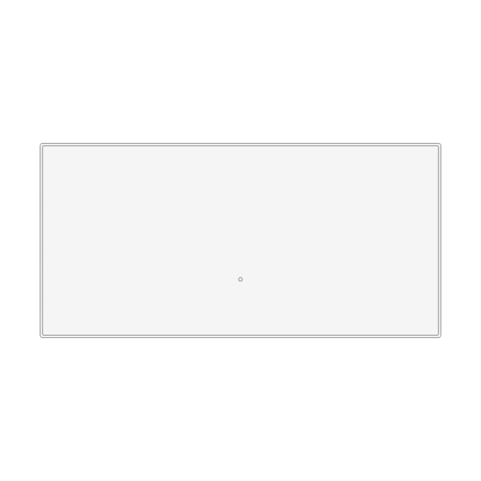 Alcove Tub 66" — 2D floor-plan symbol