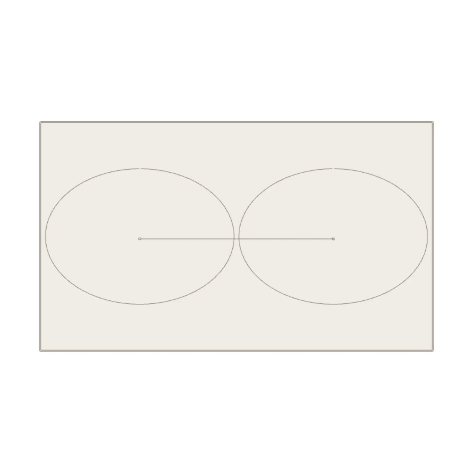 Vanity 36" — 2D floor-plan symbol