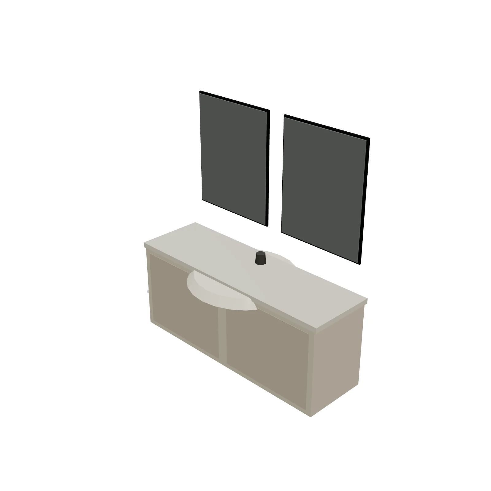 Vanity 72" — 3D preview