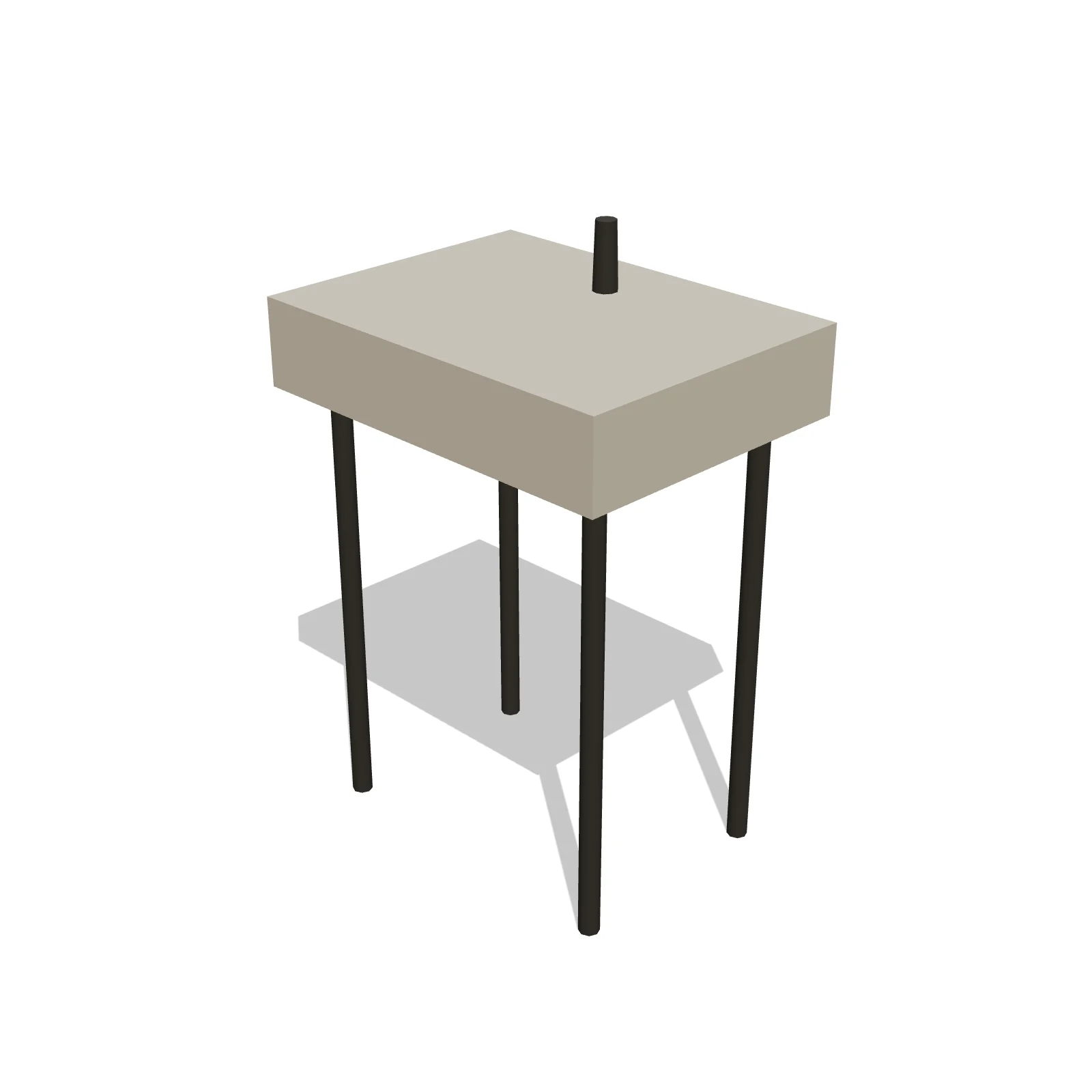 Console Sink — 3D model preview