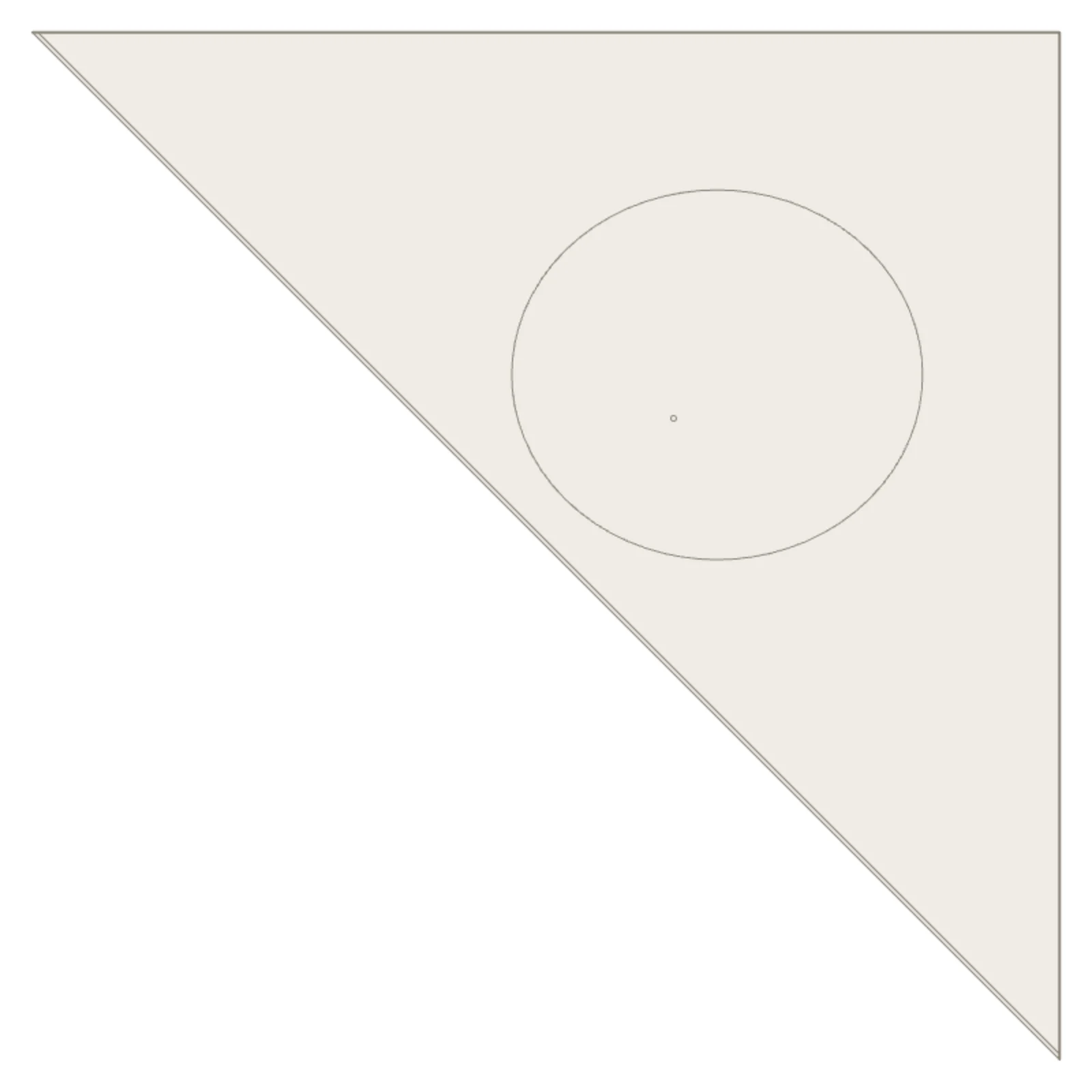 Corner Vanity — 2D floor-plan symbol — RoomSketch3D floor plan creator