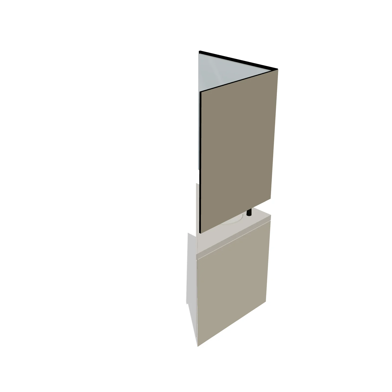 Corner Vanity — 3D model preview — RoomSketch3D home design app