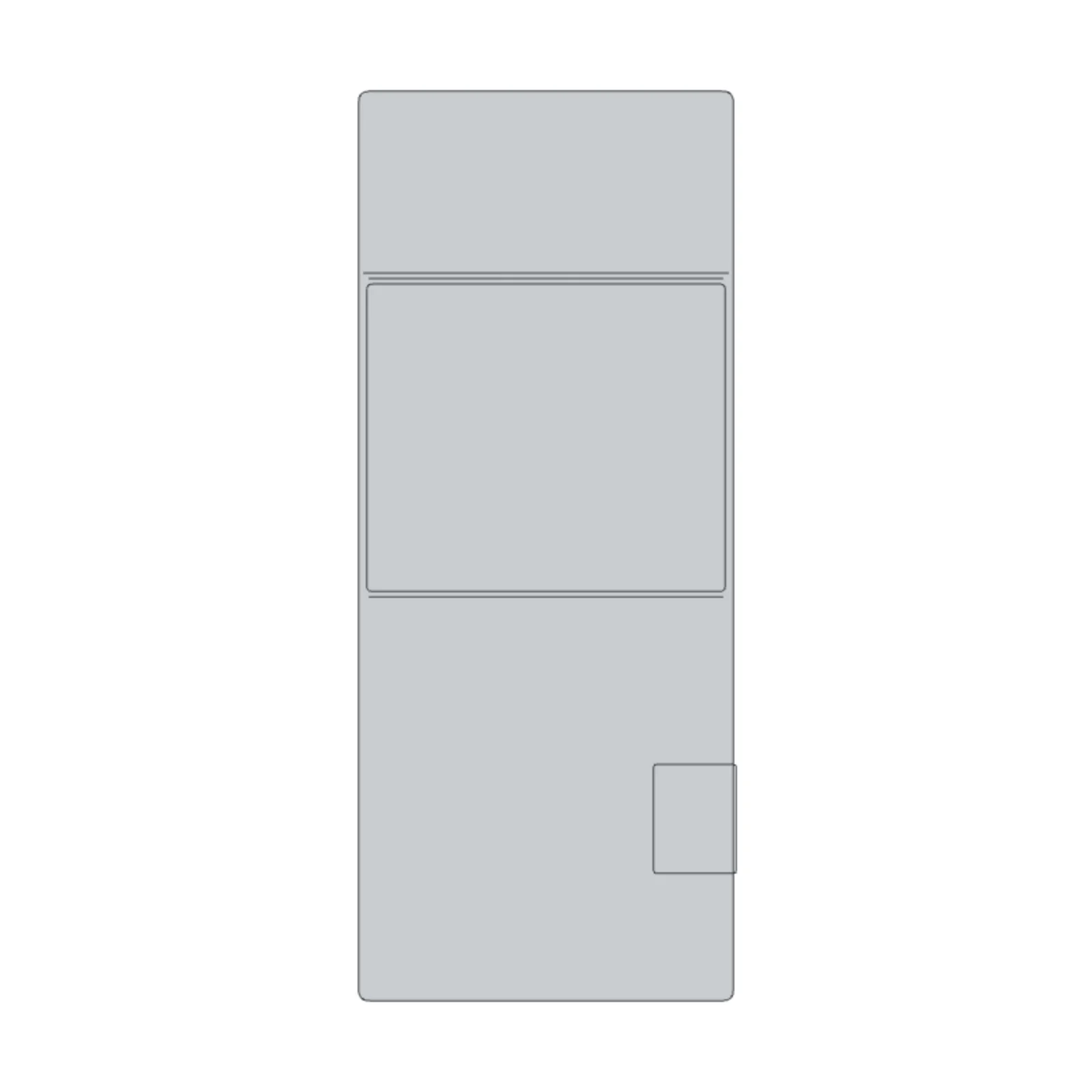 Compact Car — 2D floor-plan symbol