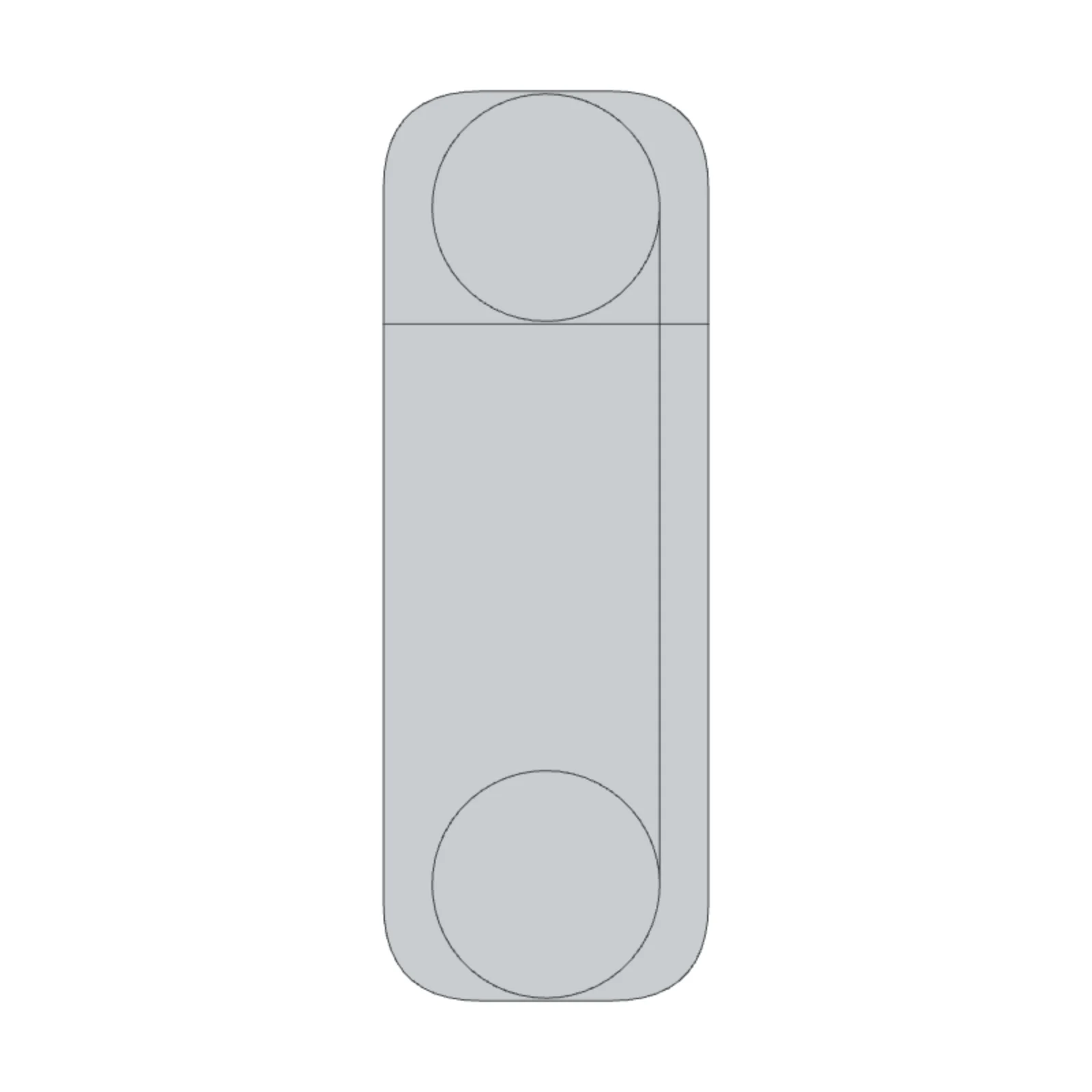 Motorcycle — 2D floor-plan symbol