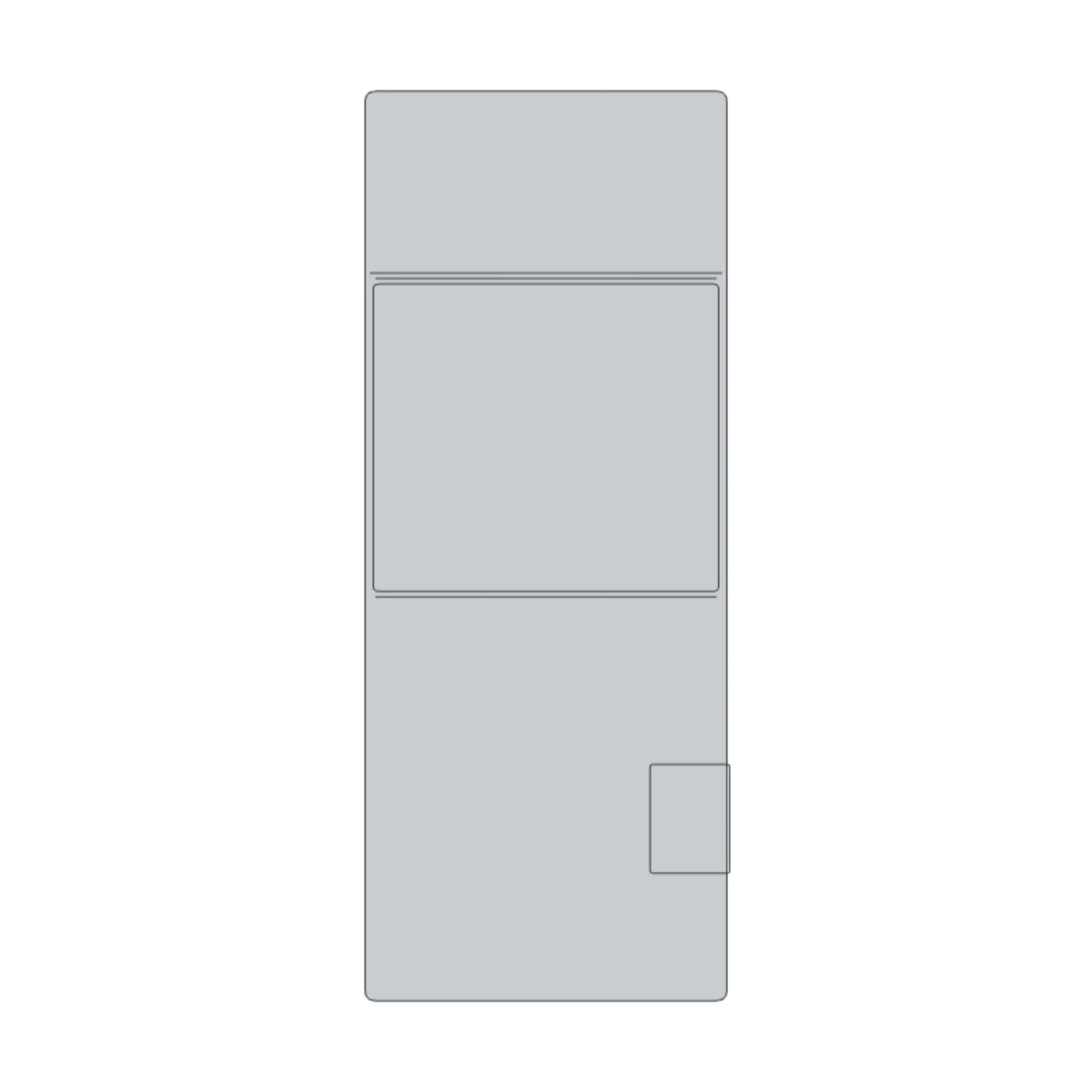 Sedan — 2D floor-plan symbol