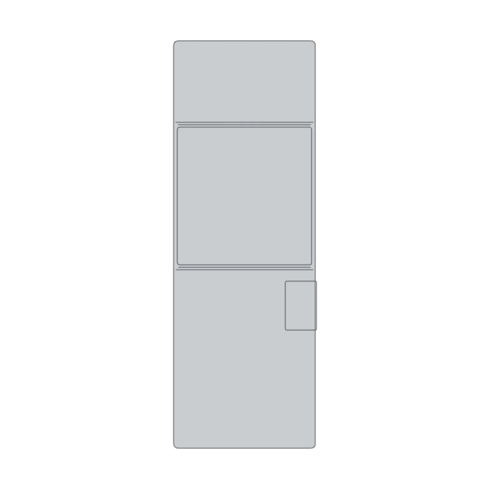 Pickup Truck — 2D floor-plan symbol