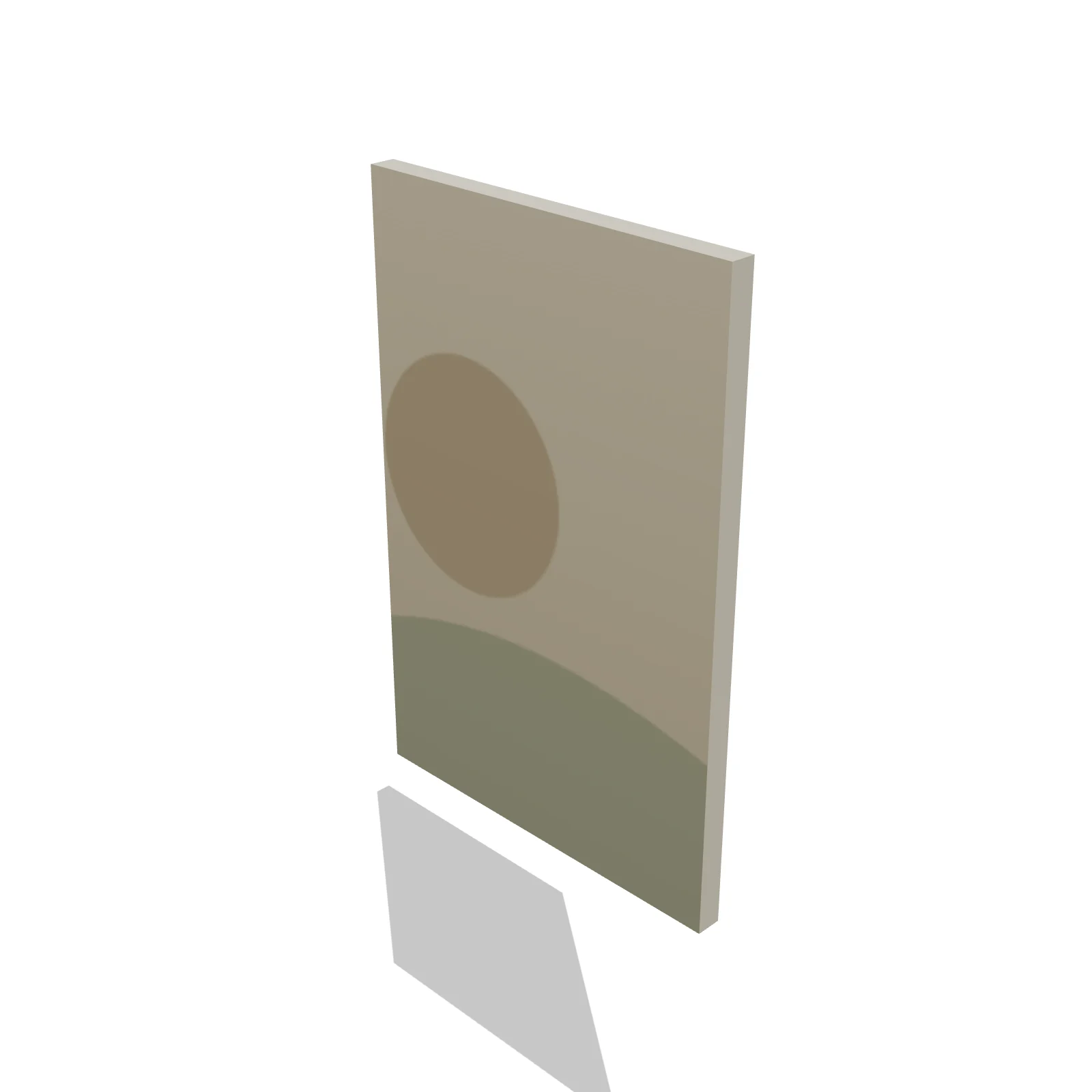 Canvas 24×36" — 3D preview — RoomSketch3D room planner app