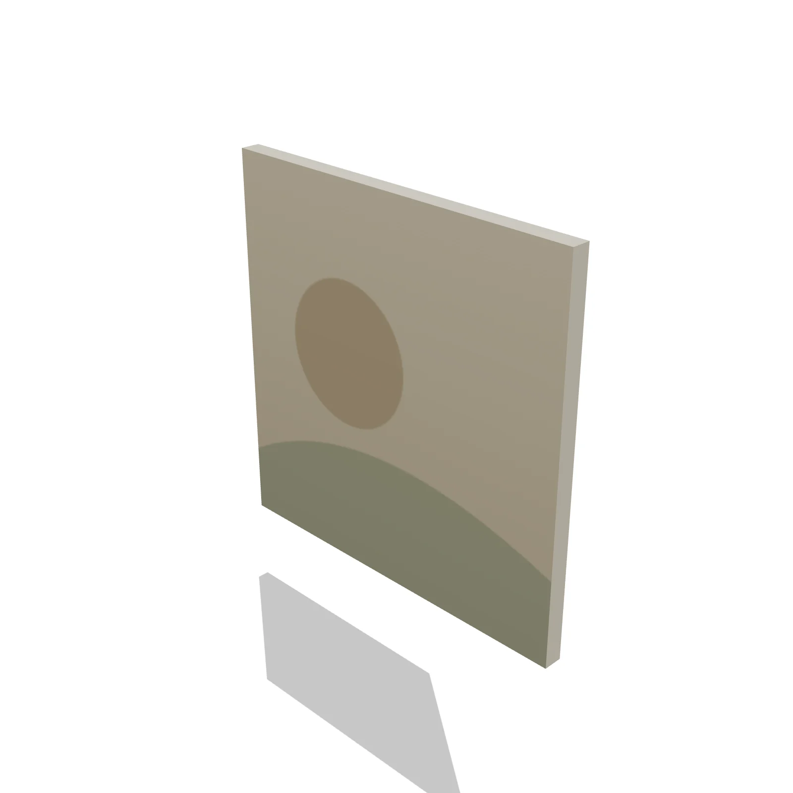 Canvas 30×30" — 3D preview — RoomSketch3D room planner app