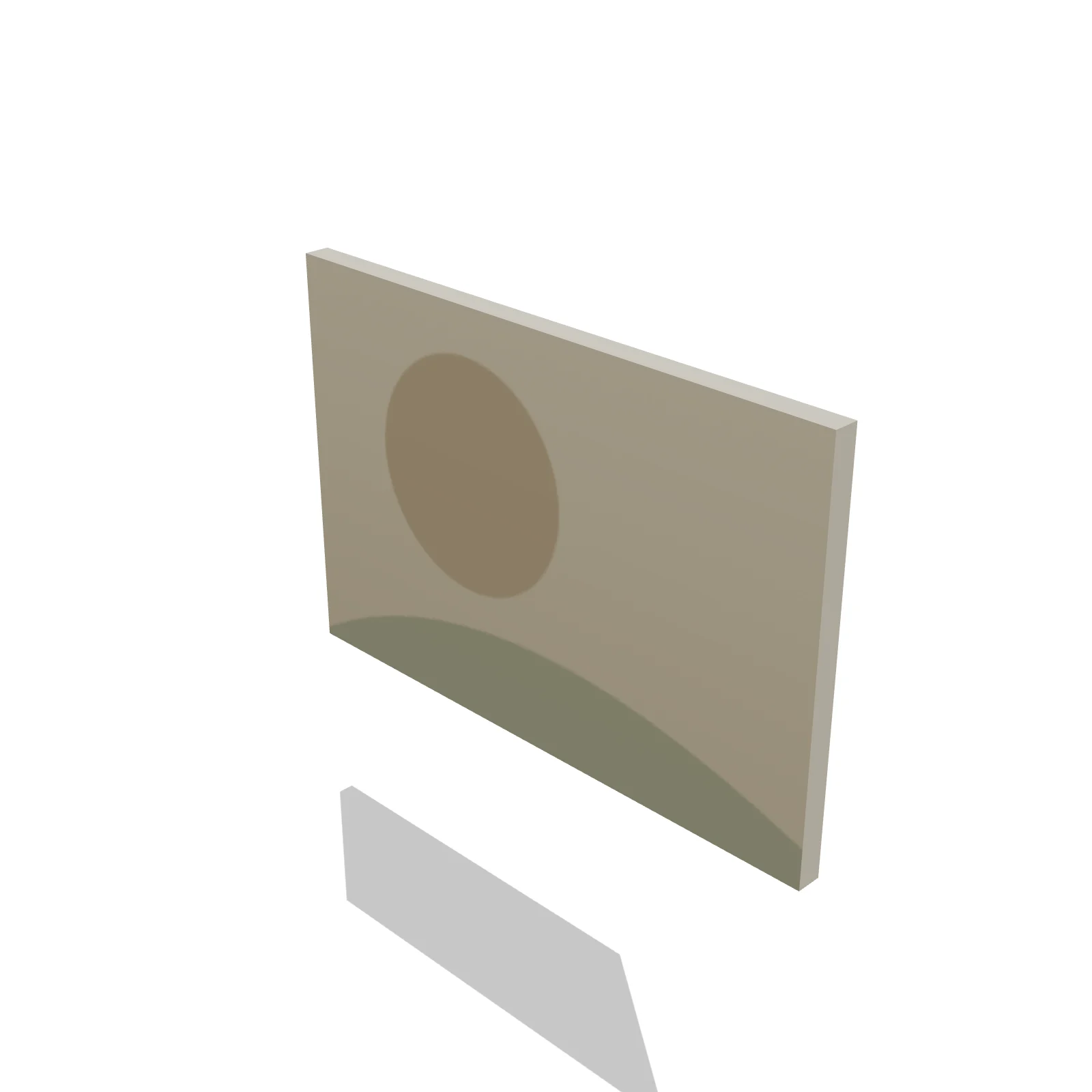 Canvas 36×24" — 3D preview — RoomSketch3D room planner app