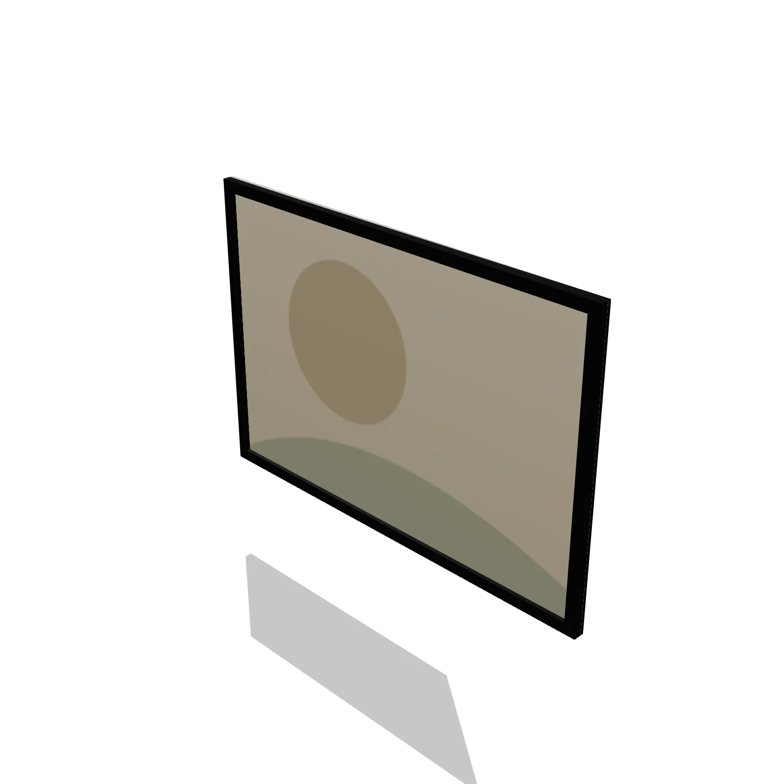 Picture Frame 36×24" — 3D preview — RoomSketch3D 3D floorplan software