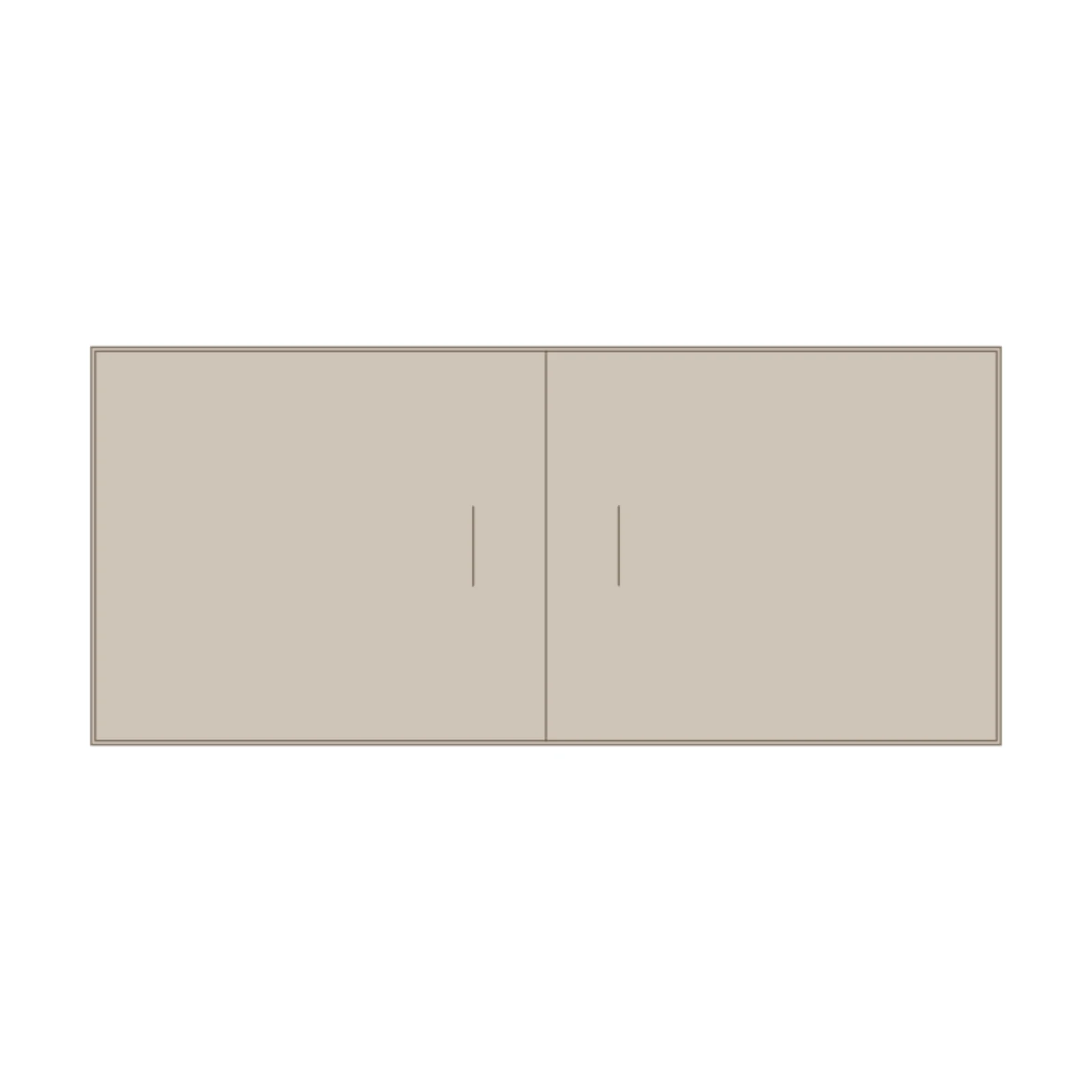 Closet Cubby Organizer — 2D floor-plan symbol