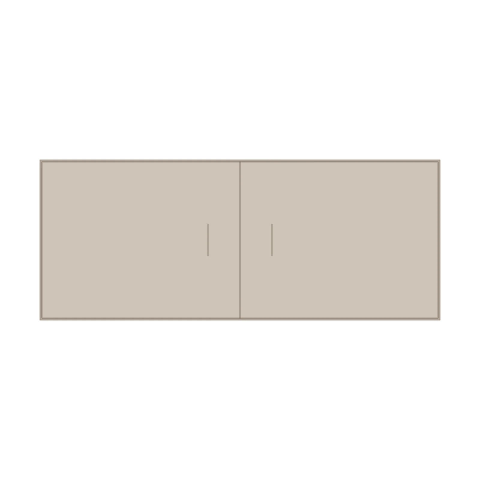 Closet Shoe Rack — 2D floor-plan symbol