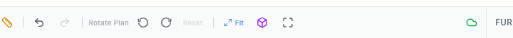 The editor toolbar with the cloud icon turned green, indicating all changes are saved
